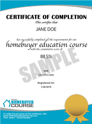 Online Homebuyer Education Course Details